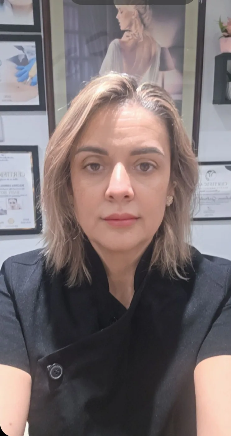 Dulci at her treatment studio